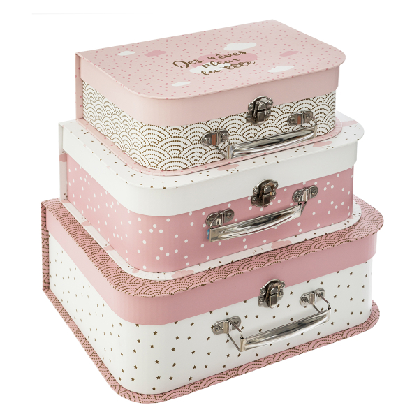 Βαλίτσες Αποθήκευσης (Σετ 3τμχ) A-S Douceur 158545A