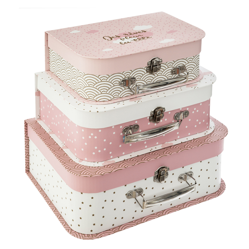 Βαλίτσες Αποθήκευσης (Σετ 3τμχ) A-S Douceur 158545A