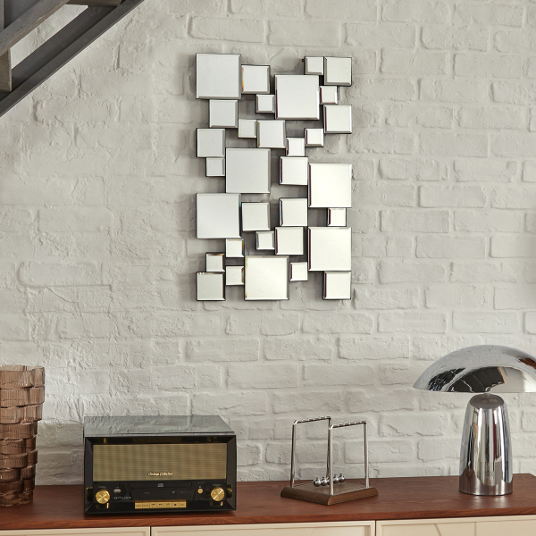 Διακοσμητικός Καθρέφτης Τοίχου (38x60) A-S Jandira 210428