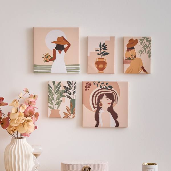 Πίνακες (Σετ 5τμχ) A-S Cynthia Woman 205652E