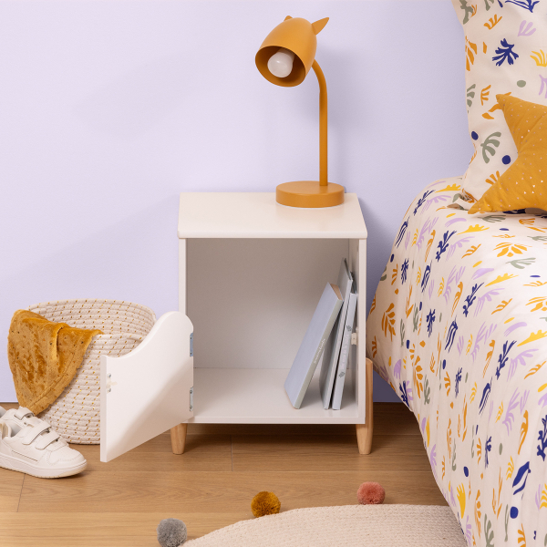 Παιδικό Κομοδίνο Με Ντουλάπι (35.5x33x40) A-S Douceur White 205877B