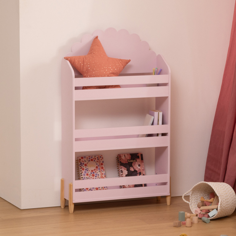 Παιδική Βιβλιοθήκη (61.5x18.5x100) A-S Sweet Flower 205879C