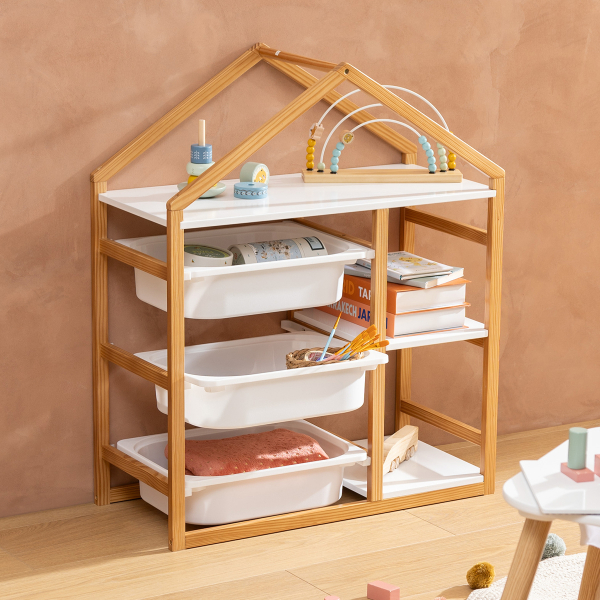 Παιδικό Έπιπλο Αποθήκευσης - Βιβλιοθήκη (68x30x82) A-S Bako 211033