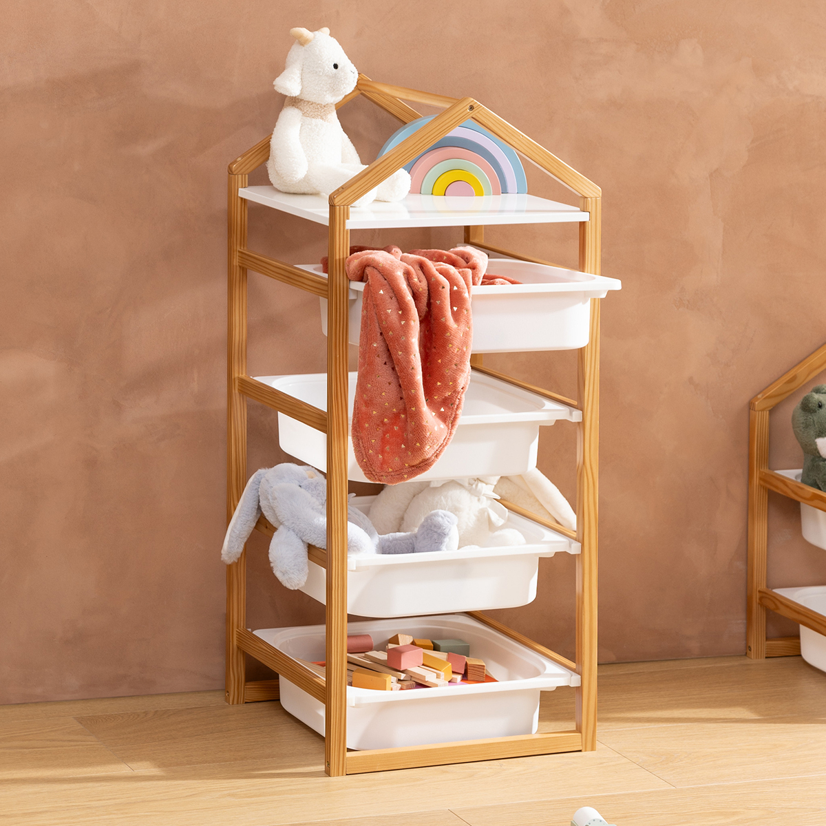 Spitishop Παιδική Ραφιέρα (43x30x94.5) A-S Bako 211037