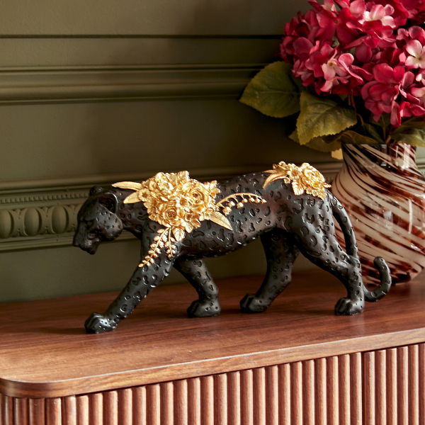 Διακοσμητική Φιγούρα Πάνθηρας (40x8.5x18.5) A-S Belli 211964