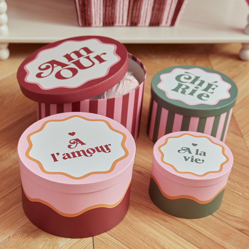 Κουτιά Αποθήκευσης (Σετ 4τμχ) A-S Cheri 211511