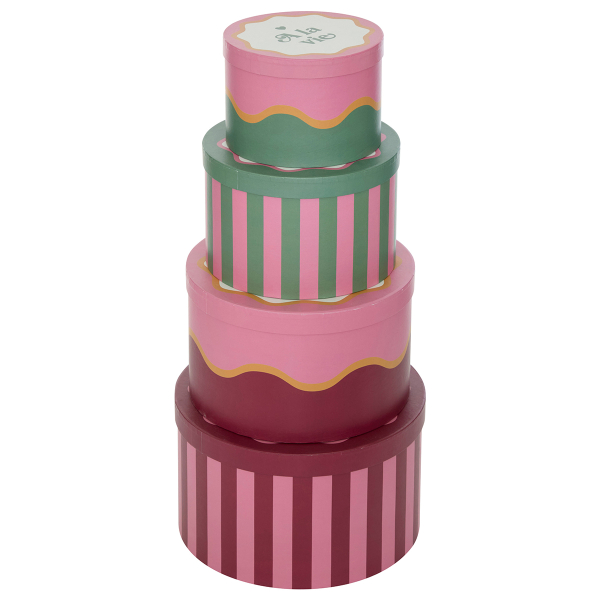 Κουτιά Αποθήκευσης (Σετ 4τμχ) A-S Cheri 211511