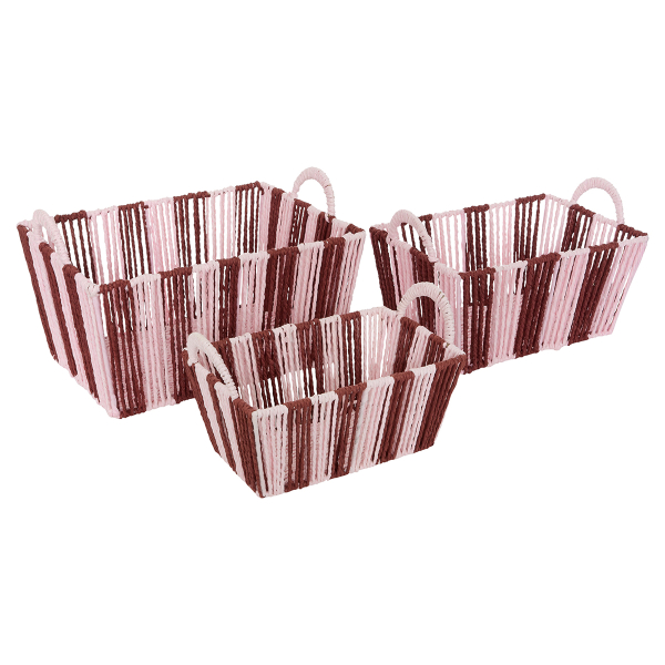 Καλάθια Αποθήκευσης (Σετ 3τμχ) A-S Cheri 211512