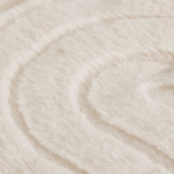 Γούνινη Τραβέρσα Κρεβατιού (80x180) A-S Arka Ivory 212416