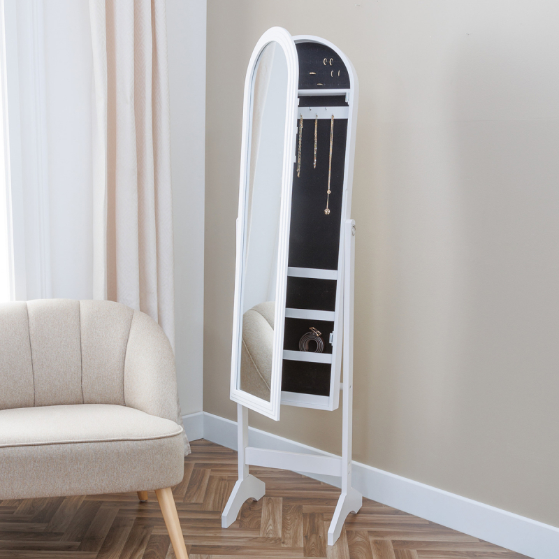 Καθρέφτης Δαπέδου/Κοσμηματοθήκη (38x34x158) A-S Emily 211529