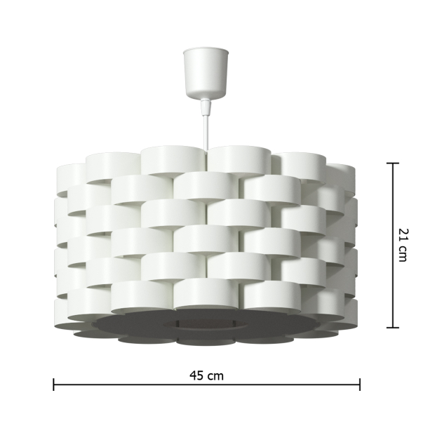 Φωτιστικό Οροφής Μονόφωτο A-S Moki 135458