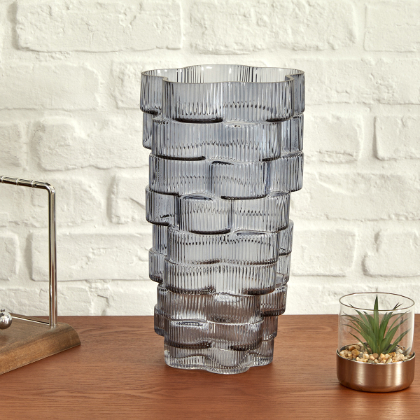 Διακοσμητικό Βάζο (Φ16.5x30) A-S Sky 210139 Blue