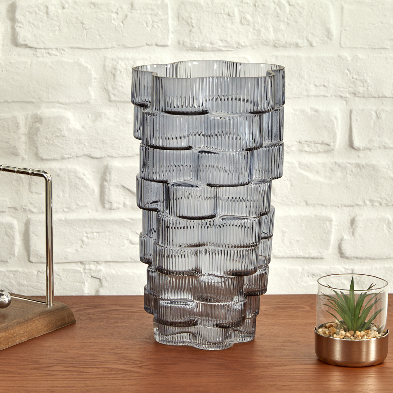 Διακοσμητικό Βάζο (Φ16.5x30) A-S Sky 210139 Blue