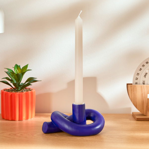 Κηροπήγιο (16x8x12) A-S Flow 210194 Blue