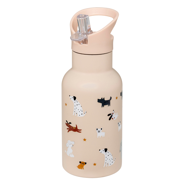 Παγούρι 350ml Με Καλαμάκι A-S Bottle 203763A Beige