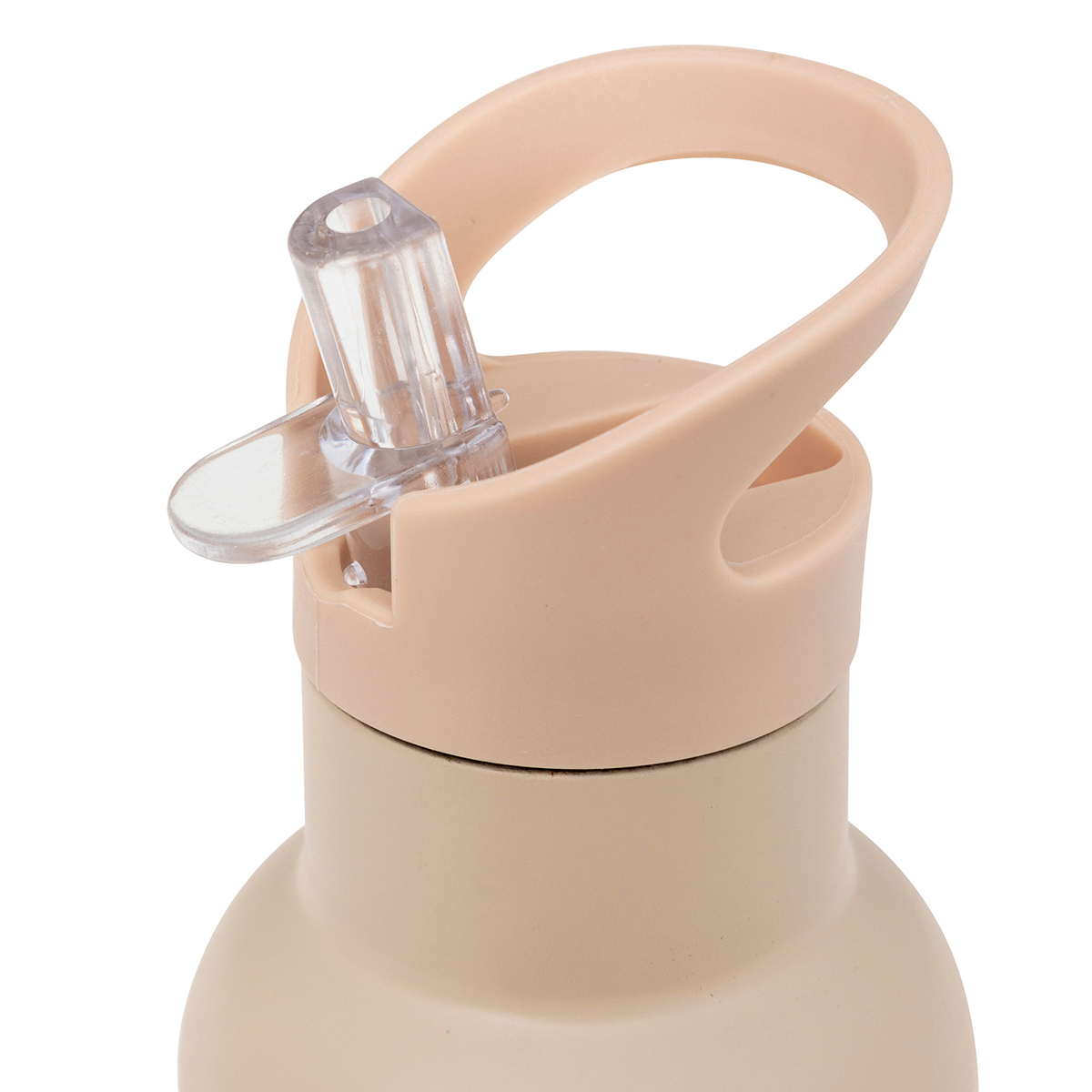 Παγούρι 350Ml με Καλαμάκι A-S Bottle 203763A Beige Home Παιδικά Είδη Φαγητού & Αξεσουάρ Σερβιρίσματος Spitishop
