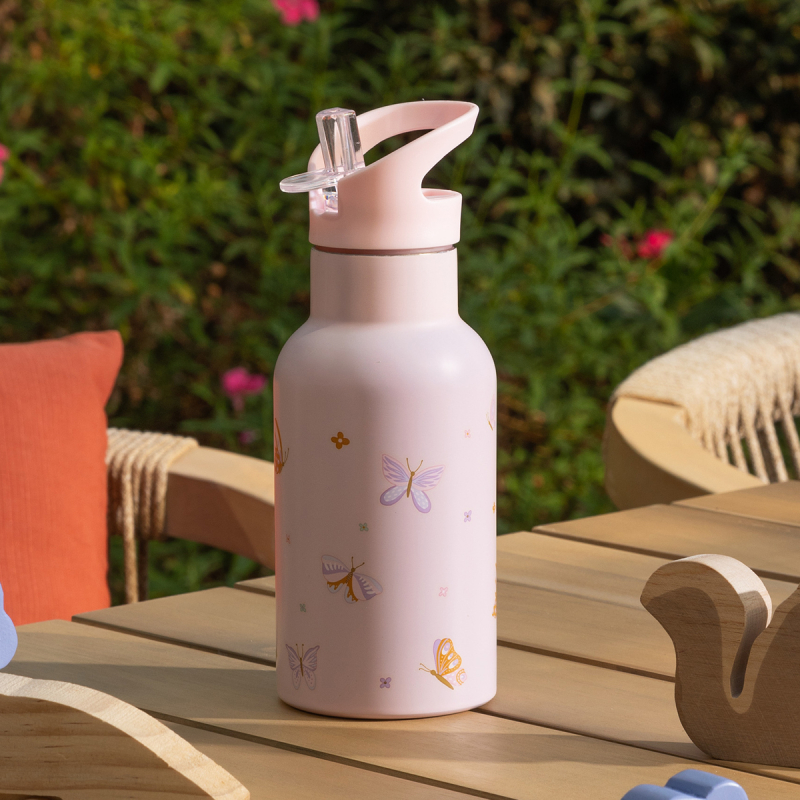 Παγούρι 350ml Με Καλαμάκι A-S Bottle 203763A Pink
