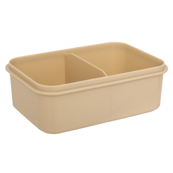 Φαγητοδοχείο Με Χωρίσματα (18.5x13x6.5) A-S Lunch Box 203762 Beige