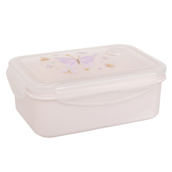 Φαγητοδοχείο Με Χωρίσματα (18.5x13x6.5) A-S Lunch Box 203763A Pink