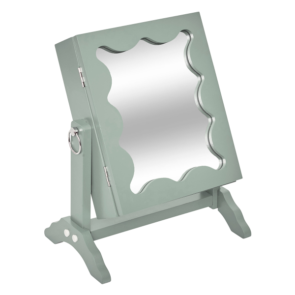 Καθρέφτης Επιτραπέζιος/Κοσμηματοθήκη (29x22x15) A-S Cheri 211546 Green