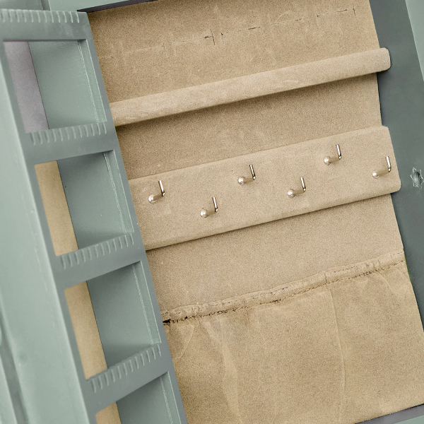 Καθρέφτης Επιτραπέζιος/Κοσμηματοθήκη (29x22x15) A-S Cheri 211546 Green