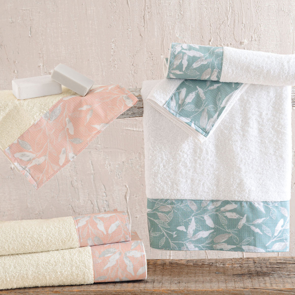 Πετσέτες Μπάνιου (Σετ 3τμχ) Rythmos Loreta 500gsm