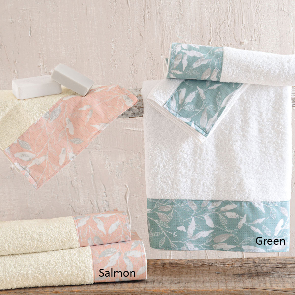 Πετσέτες Μπάνιου (Σετ 3τμχ) Rythmos Loreta 500gsm