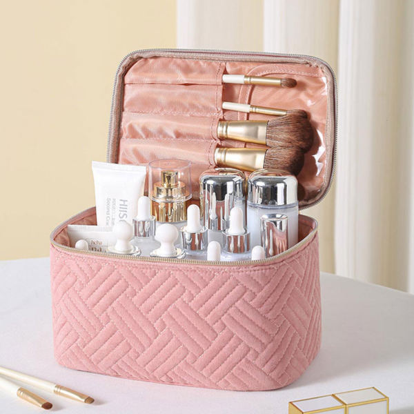 Νεσεσέρ Καλλυντικών (21.5x15x12) Amber 2038-1 Ροζ