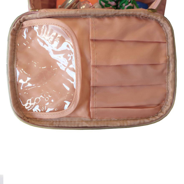 Νεσεσέρ Καλλυντικών (21.5x15x12) Amber 2038-1 Ροζ