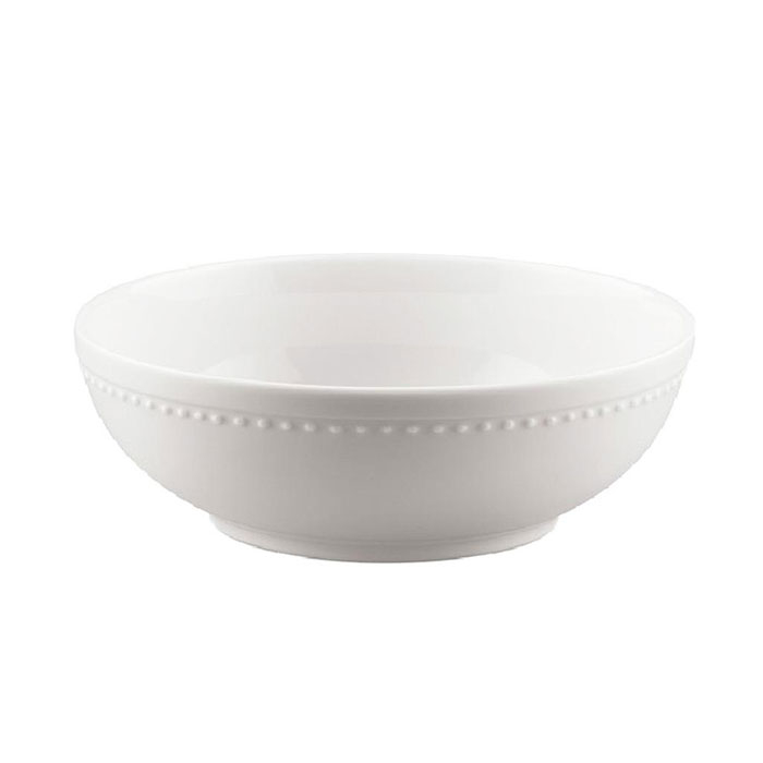 Espiel Σαλατιέρα (Φ24x5) Espiel Purity Dots Ivory REL205K4