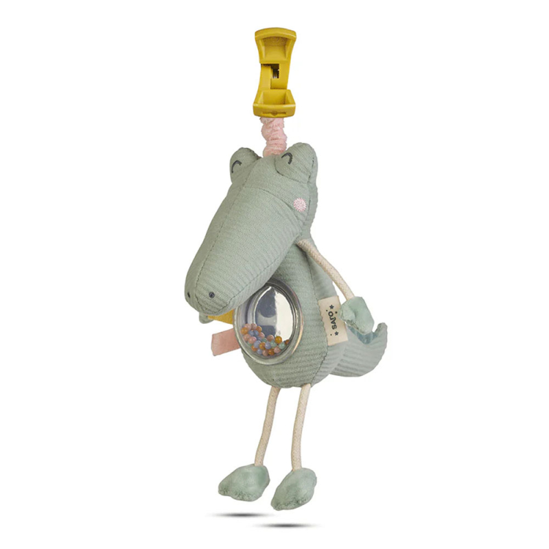 Κρεμαστό Λούτρινο Παιχνίδι Με Ήχο Saro Jungle Party Crocodile 21691