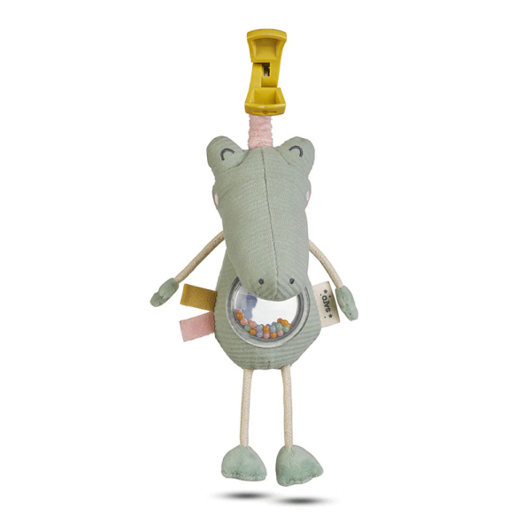 Κρεμαστό Λούτρινο Παιχνίδι Με Ήχο Saro Jungle Party Crocodile 21691