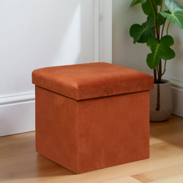 Σκαμπό Με Αποθηκευτικό Χώρο (38x38x38) A-S Liloy Ambre 197332C