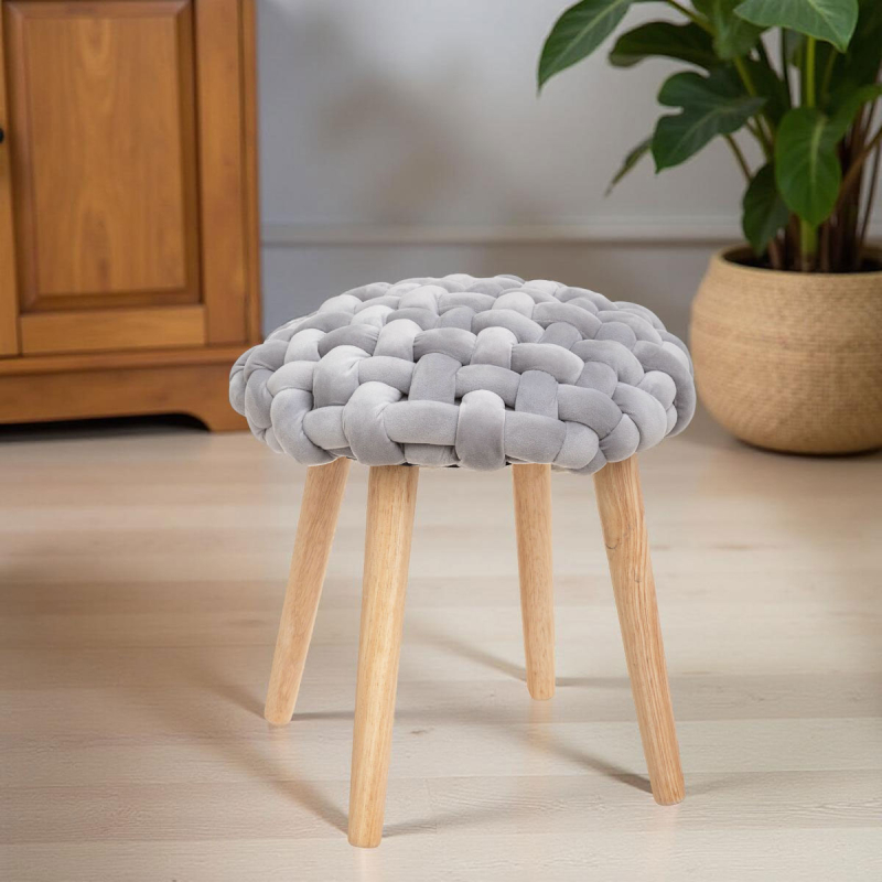 Σκαμπό (Φ39x42.5) A-S Cosy Grey 157198A