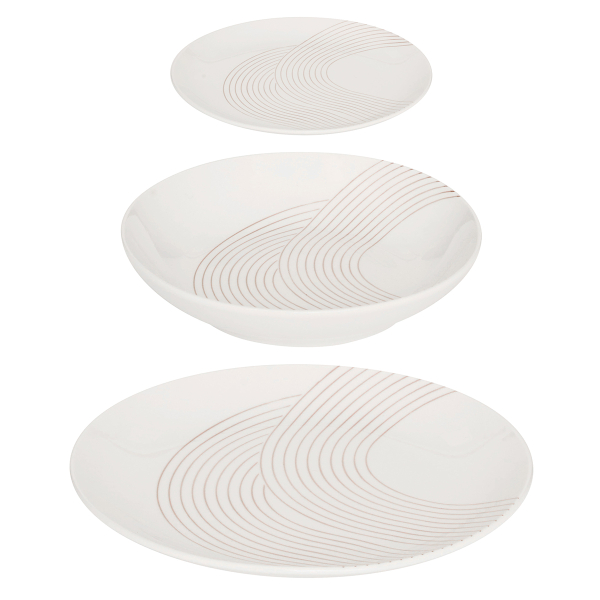 Σετ Πιάτα 18τμχ S-D Sky 212313