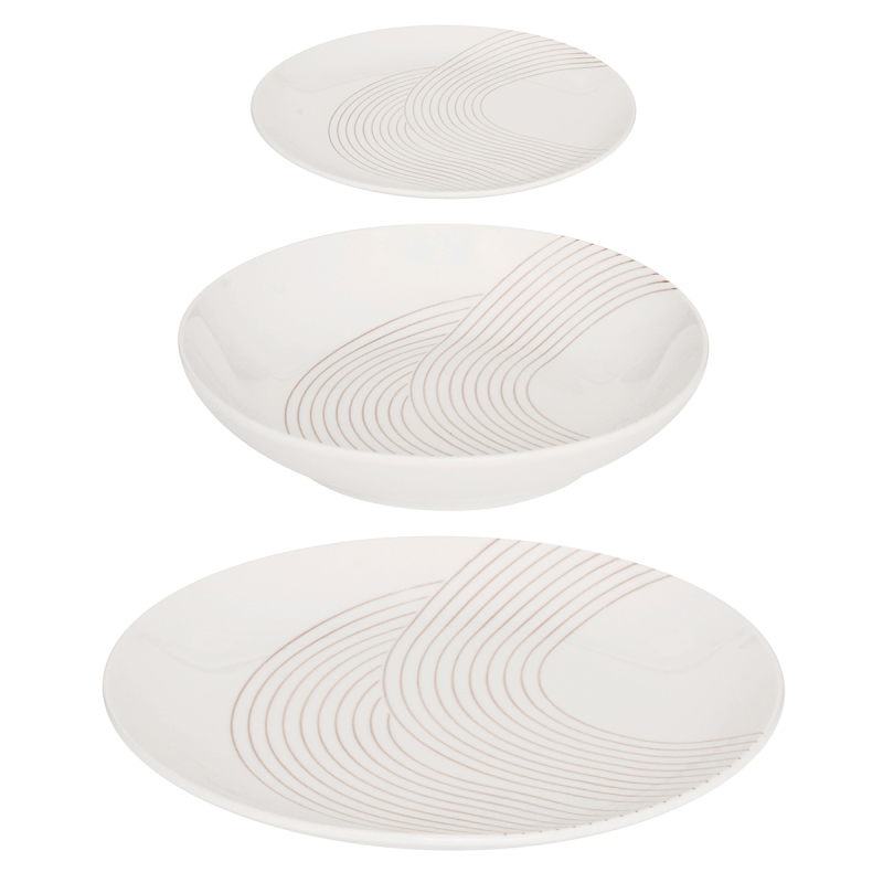 Σετ Πιάτα 18τμχ S-D Sky 212313