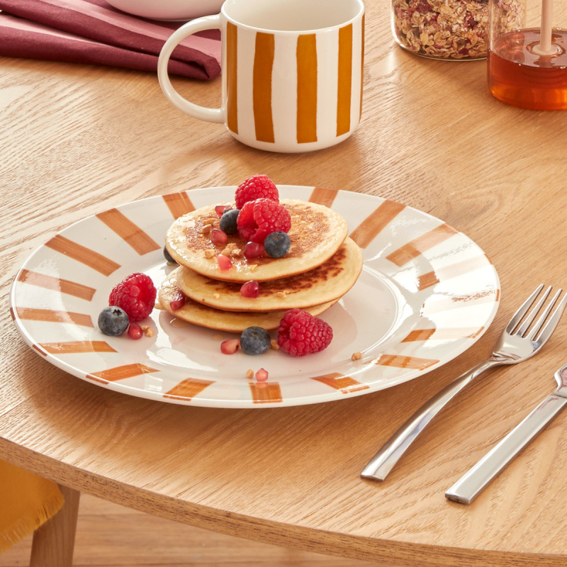 Πιάτο Φαγητού Ρηχό (Φ27) S-D Cheri Ochre 203444A