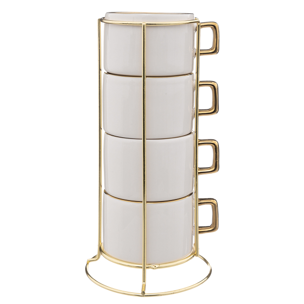 Φλυτζάνια Καφέ 170ml Με Σταντ (Σετ 4τμχ) S-D Arya 188832