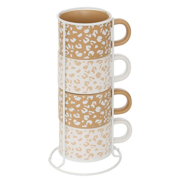Κούπες 200ml Με Σταντ (Σετ 4τμχ) S-D Leopardi 207155