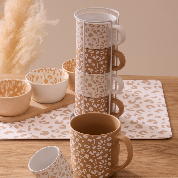 Κούπες 200ml Με Σταντ (Σετ 4τμχ) S-D Leopardi 207155