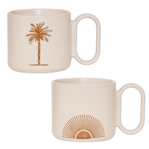 Κούπες 360ml (Σετ 2τμχ) S-D Sunshine 207172