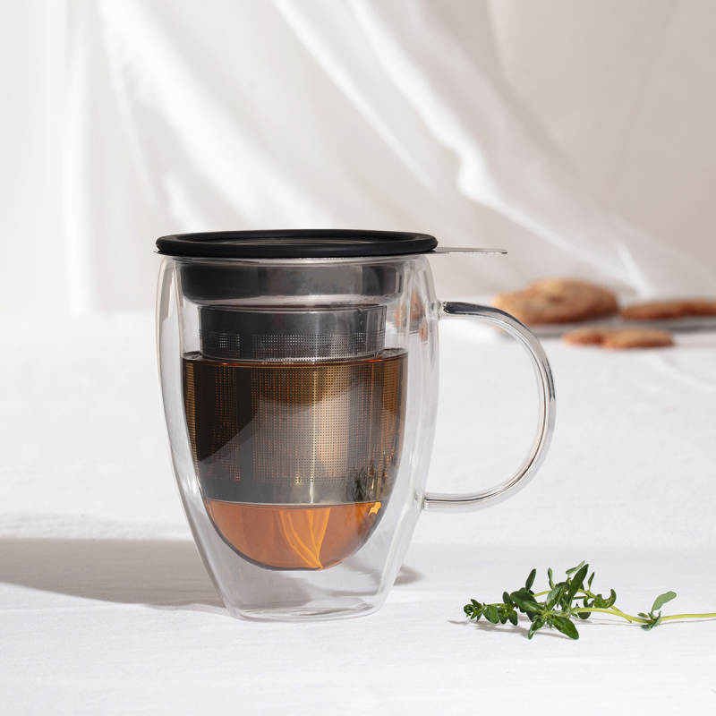 Τσαγιέρα/Κούπα Με Φίλτρο 300ml S-D Clea 154367