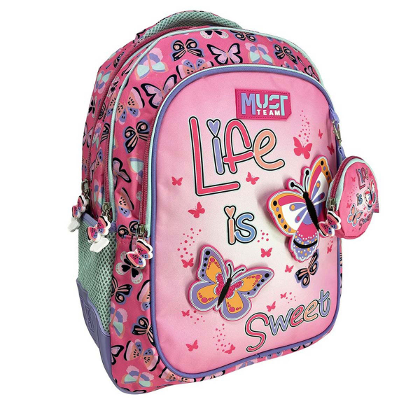 Σχολική Τσάντα Δημοτικού (32x18x43) Must Life Is Sweet 000586255