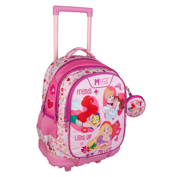Σχολική Τσάντα Τρόλεϊ Δημοτικού (34x20x44) Must Princess Friends Light Up My Life 000565040