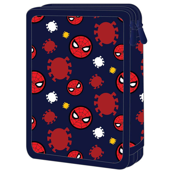 Κασετίνα Διπλή Γεμάτη (15x5x21) Must Spiderman Thwip 000508559