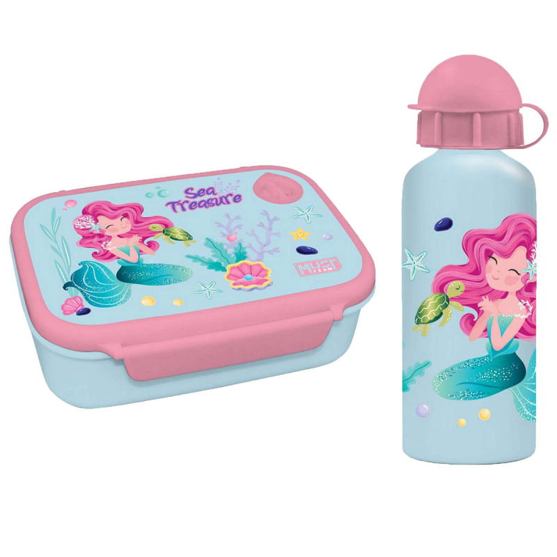 Φαγητοδοχείο 800ml & Παγούρι 500ml Must Sea Treasure 000586457