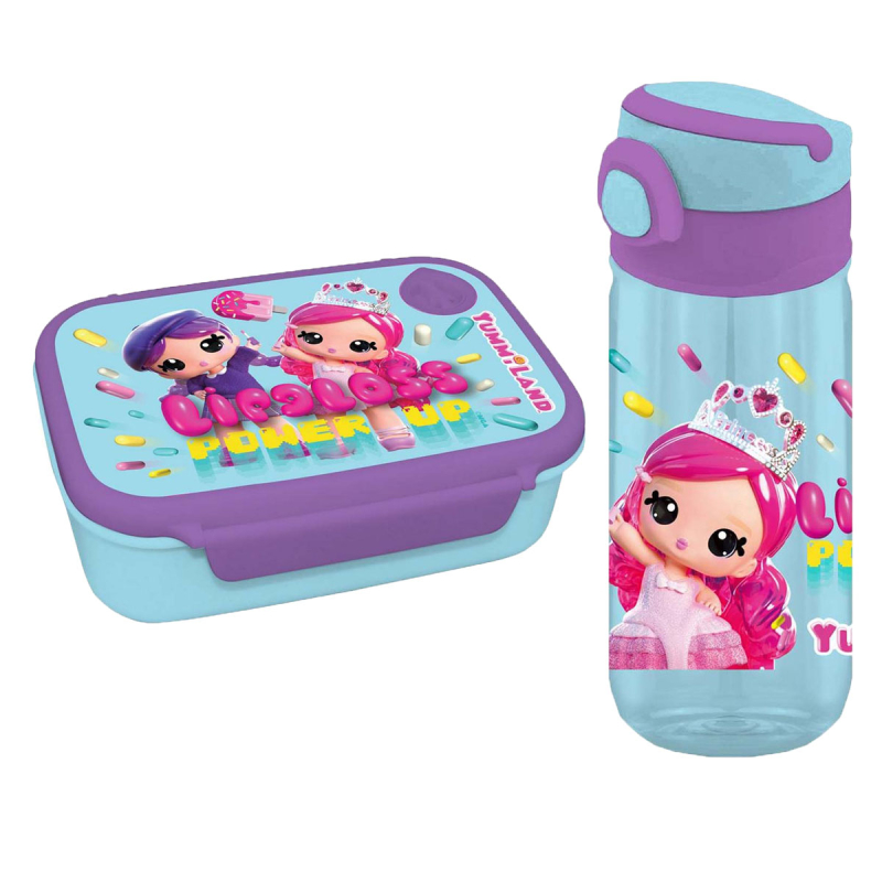 Φαγητοδοχείο 800ml & Παγούρι 500ml Must Yummiland 000390104