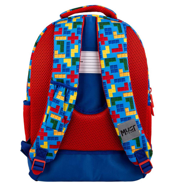 Σχολική Τσάντα Δημοτικού (32x18x43) Must Bricks 000586175