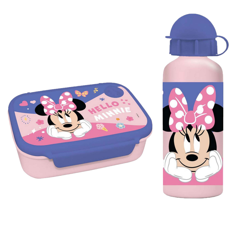 Φαγητοδοχείο 800ml & Παγούρι 500ml Must Minnie 000564931