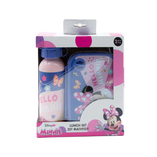 Φαγητοδοχείο 800ml & Παγούρι 500ml Must Minnie 000564931